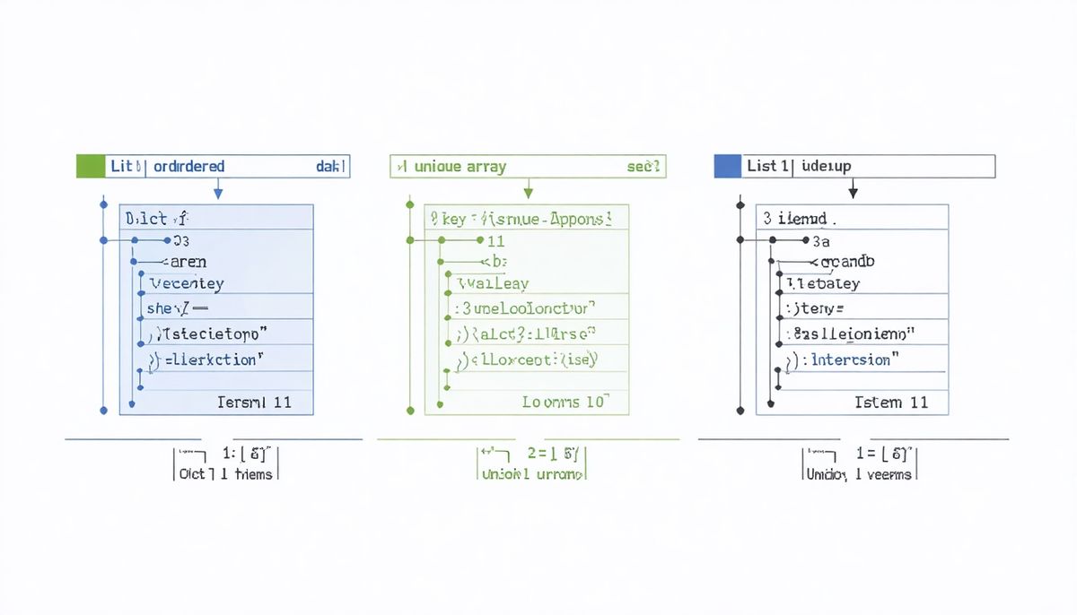 Python Veri Yapıları: Listeler, Sözlükler ve Set Örnekleri