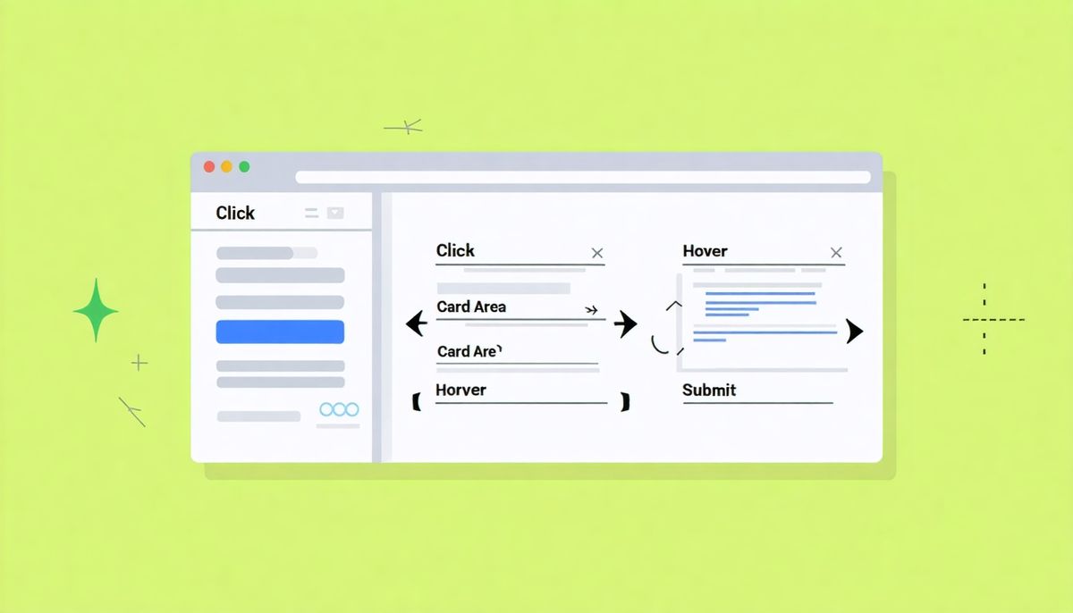 Click, Hover ve Form Olayları: addEventListener Örnekleri